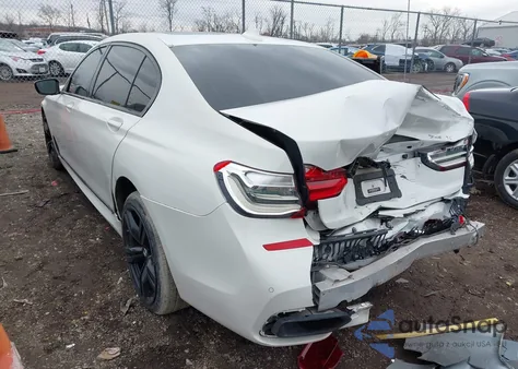 2016 BMW 740I from USA, damaged, VIN WBA7E2C50GG714647